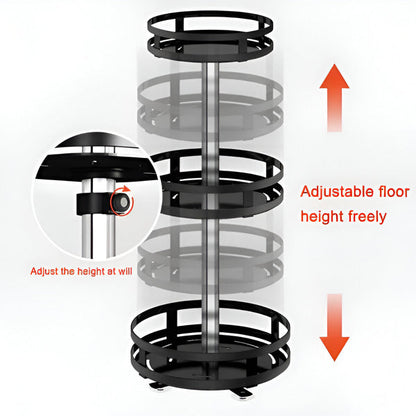 3-Tier Swivel Metal Organizer